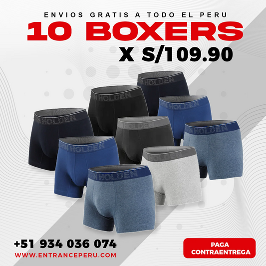 PACK 3 BOXERS + 9 MEDIAS PREMIUM